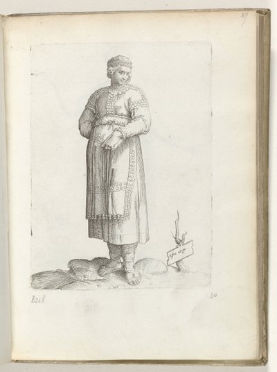 Afra virgo door Enea Vico