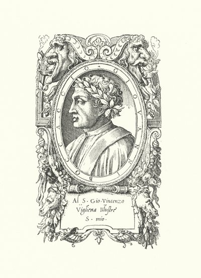 Giovanni Boccaccio, Italiaanse dichter, romanschrijver en humanist door Enea Vico