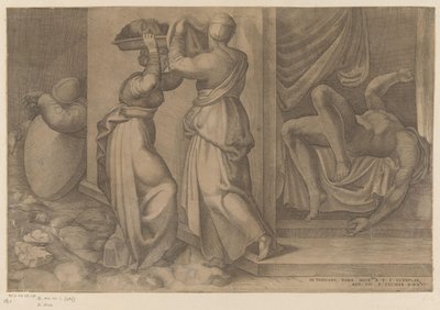 Judit en Holofernes door Enea Vico