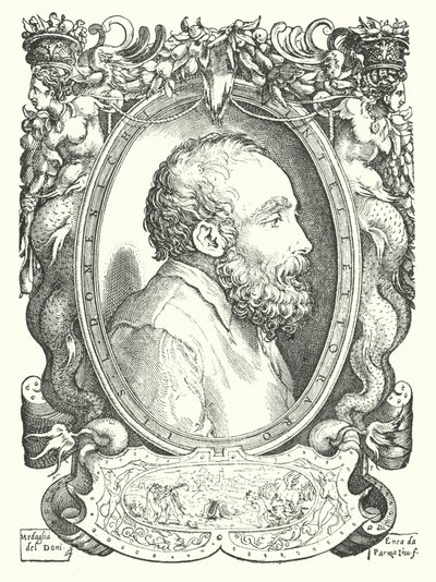 Lodovico Domenichi, Italiaanse Renaissance vertaler en schrijver door Enea Vico