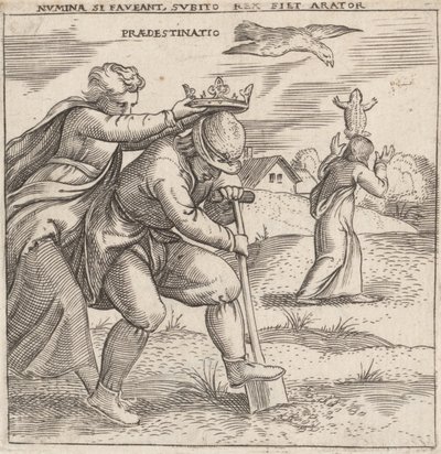 Predestinatie, ca. 1545-50 door Enea Vico