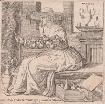 IJdelheid, 1545-50 door Enea Vico