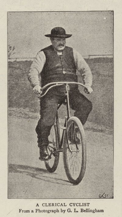 Een Geestelijke Fietser door English Photographer