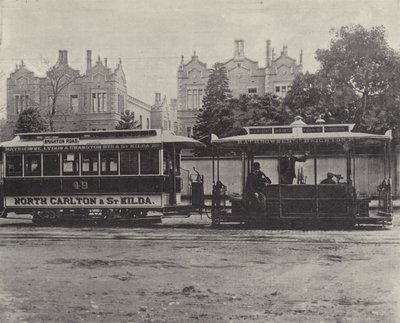Een tram in Melbourne door English Photographer