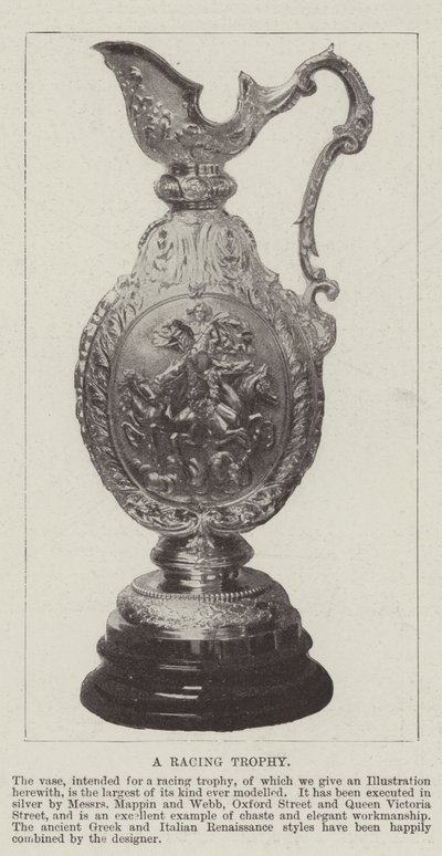 Een racetrofee door English Photographer