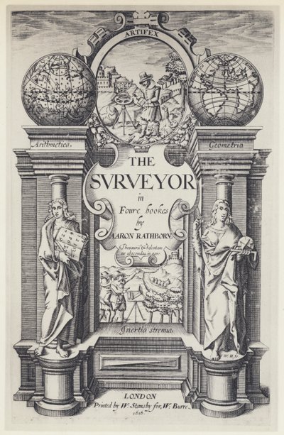 A Rathbone, De Landmeter, W Stansby voor W Burre 1616 door English Photographer