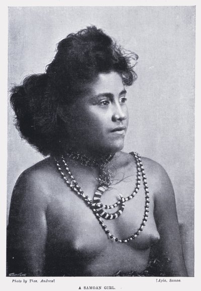 Een Samoaans Meisje door English Photographer