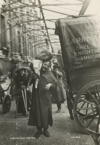 Een Smithfield Porter door English Photographer