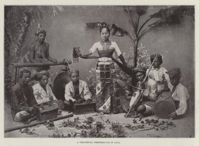 Een theatervoorstelling in Java door English Photographer