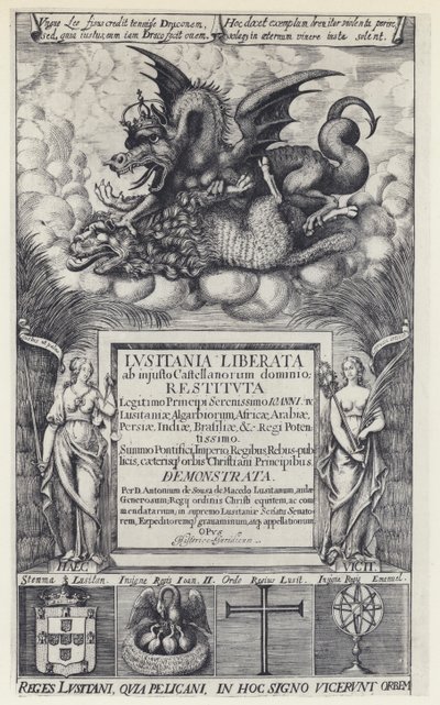 A de Sousa de Macedo, Lusitania liberata, R Heron 1645 door English Photographer