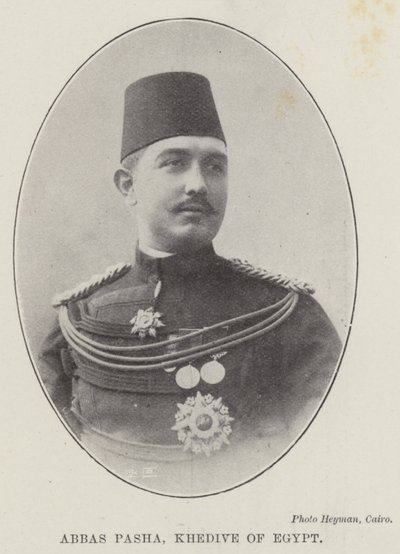 Abbas Pasha, Khedive van Egypte door English Photographer