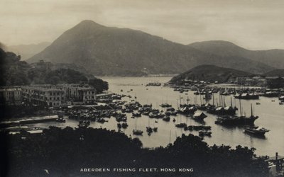Aberdeen Vissersvloot, Hong Kong, uit een album met foto