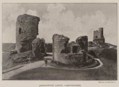 Aberystwyth Kasteel, Cardiganshire door English Photographer