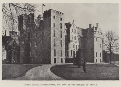 Aboyne Castle, Aberdeenshire, de zetel van de markies van Huntly door English Photographer