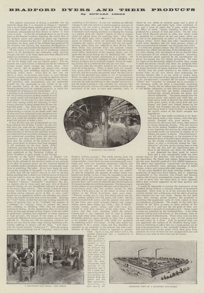 Advertentie, Bradford Dyers en hun producten door English Photographer