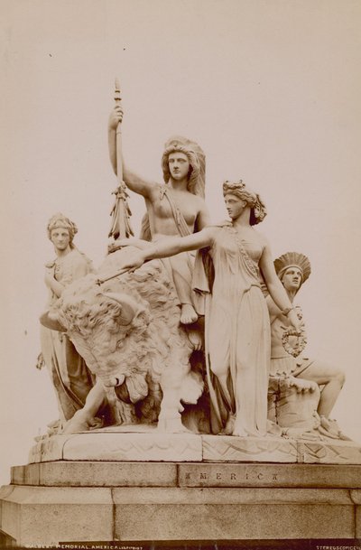 Albert Memorial, South Kensington, Londen door English Photographer