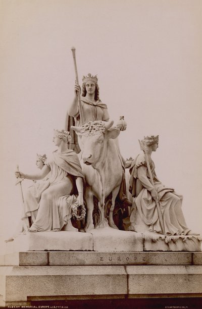 Albert Memorial, South Kensington, Londen door English Photographer