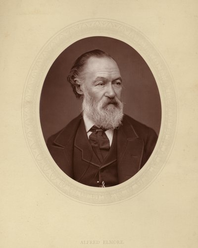 Alfred Elmore, Ierse schilder van historische onderwerpen door English Photographer
