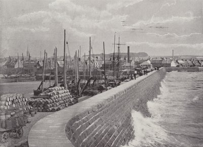 Arbroath, De Beschermingsmuur door English Photographer