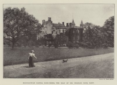 Balnagowan Kasteel, Ross-Shire, de Residentie van Sir Charles Ross, Baronet door English Photographer