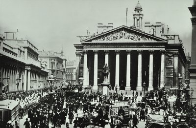 Bank of England, Threadneedle Street, City of London, 1890 door English Photographer