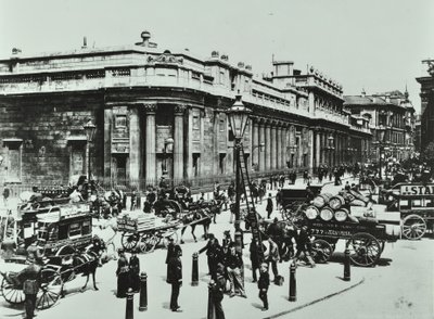 Bank of England, Threadneedle Street, City of London, 1890 door English Photographer