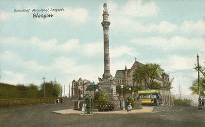 Monument van de Slag bij Langside, Glasgow door English Photographer