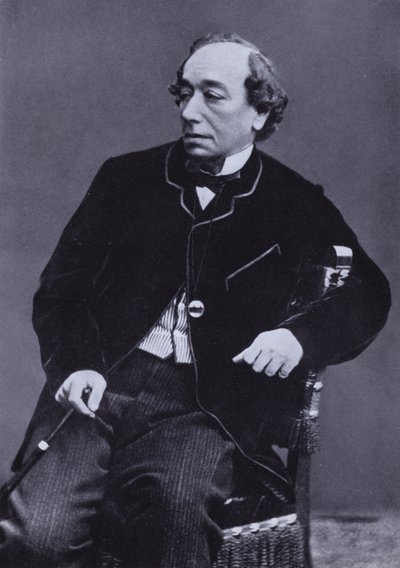 Benjamin Disraeli, Graaf van Beaconsfield, Britse conservatieve politicus en premier door English Photographer