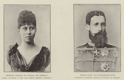 Verloving van prinses Victoria van Pruisen door English Photographer