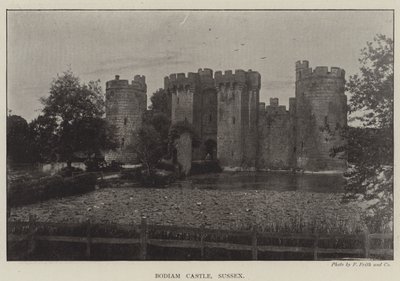 Bodiam Kasteel, Sussex door English Photographer