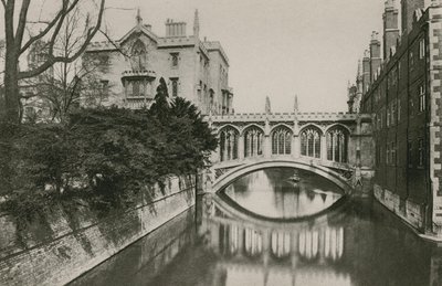 Brug der Zuchten, St Johns College, Cambridge door English Photographer