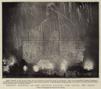 Brocks benefiet in het Crystal Palace, het grote stuk door English Photographer