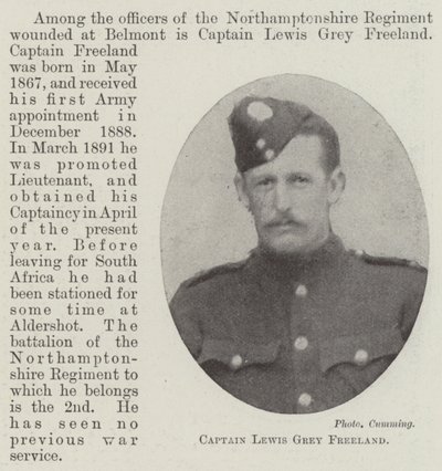Kapitein Lewis Grey Freeland door English Photographer