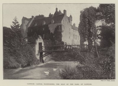 Cawdor Kasteel, Nairnshire, de Residentie van de Graaf van Cawdor door English Photographer