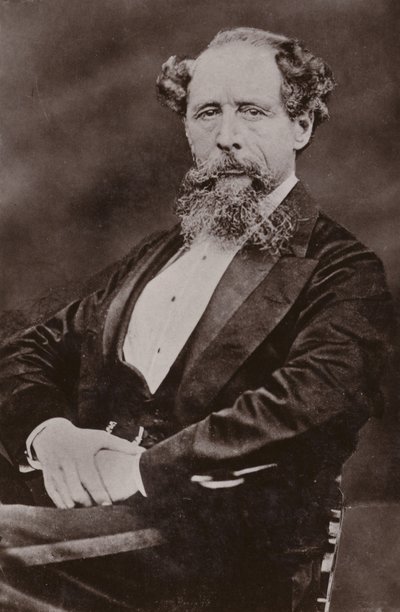 Charles Dickens (1812-1870), Engelse romanschrijver door English Photographer