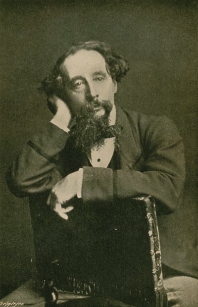 Charles Dickens door English Photographer
