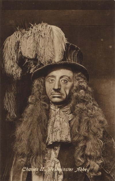 Charles II, Westminster Abbey, Londen (z/w foto) door English Photographer