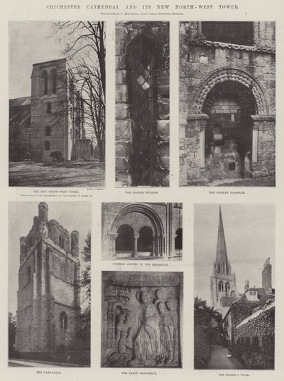 Kathedraal van Chichester en zijn nieuwe noordwestelijke toren door English Photographer
