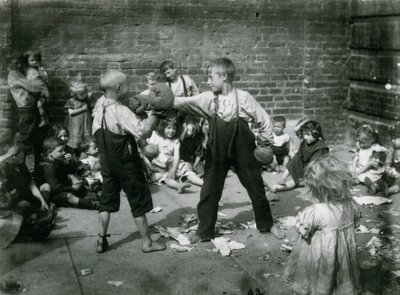 Kinderarmoede, Londen door English Photographer