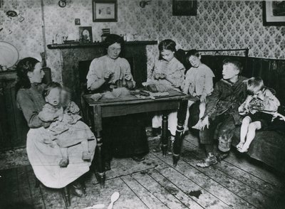Kinderarmoede, Londen door English Photographer