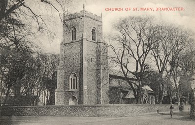 Church of St Mary, Brancaster, Norfolk door English Photographer