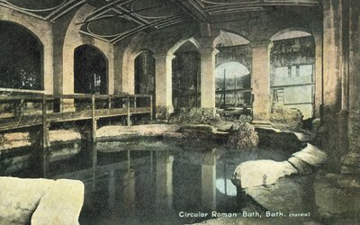 Circulaire Romeinse Bad, Bath door English Photographer