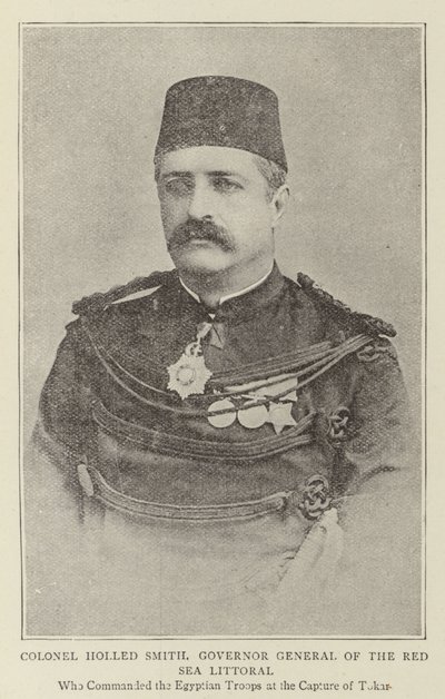 Kolonel Holled Smith, gouverneur-generaal van de Rode Zee-kust door English Photographer