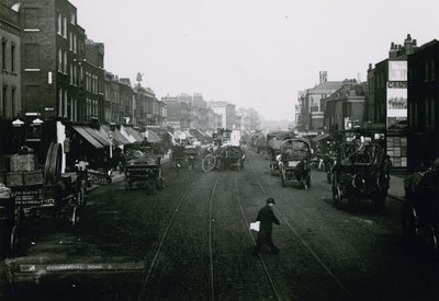 Commercial Road, Londen door English Photographer