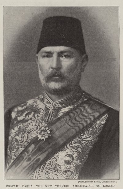 Costaki Pasha, de nieuwe Turkse ambassadeur in Londen door English Photographer