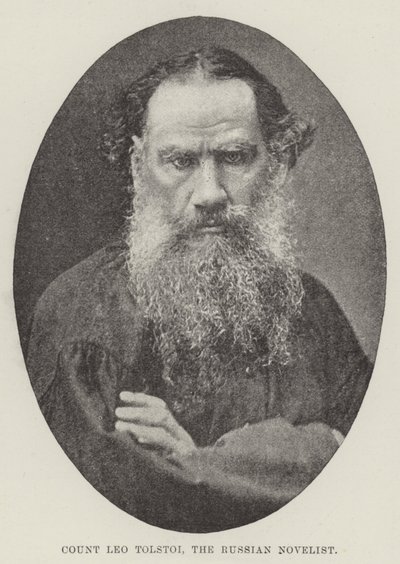Graaf Leo Tolstoi, de Russische Romanschrijver door English Photographer