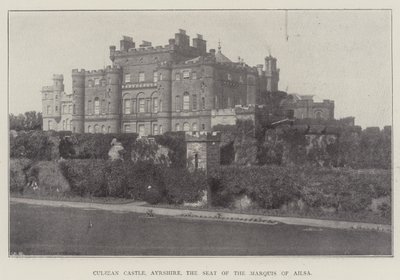 Culzean Castle, Ayrshire, de zetel van de markies van Ailsa door English Photographer