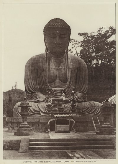 Daibutsu, De Heilige Boeddha, in Kamakura, Japan door English Photographer