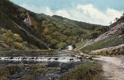 Dovedale, Kasteel Rots door English Photographer