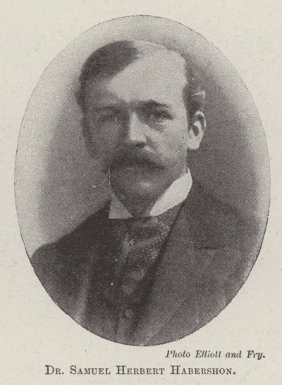 Dr Samuel Herbert Habershon door English Photographer